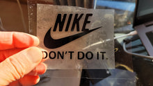 Load image into Gallery viewer, Nike Don't do it Logo Iron-on Sticker (heat transfer)