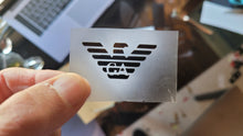 Load image into Gallery viewer, armani logo sticker iron on