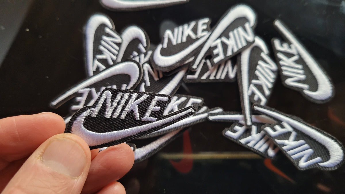 nike logo iron on patches