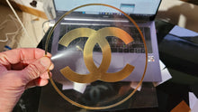 Load image into Gallery viewer, Chanel Circle logo Iron-on Decal (heat transfer)