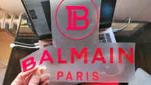 Load image into Gallery viewer, Balmain Brand Logo Iron-on Decal (heat transfer)