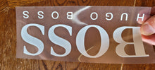 Load image into Gallery viewer, Hugo Boss Logo Iron-on Sticker (heat transfer)