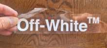 Load image into Gallery viewer, OFF WHITE Logo Iron-on Decal (heat transfer)