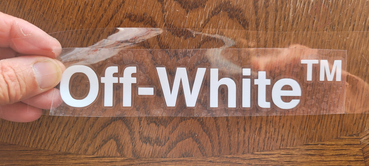 OFF WHITE air Iron-on Decal (heat transfer) – Customeazy