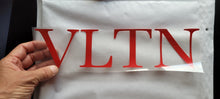 Load image into Gallery viewer, Valentino VLTN logo Iron-on Decal (heat transfer)