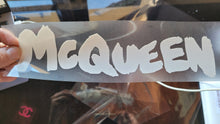 Load image into Gallery viewer, Alexander Mcqueen Iron-on Decal (heat transfer patch)
