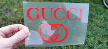 Load image into Gallery viewer, Gucci Logo Iron-on Sticker (heat transfer)