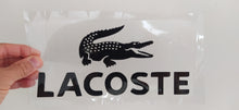 Load image into Gallery viewer, Lacoste Iron-on Sticker (heat transfer)