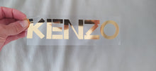 Load image into Gallery viewer, Kenzo Logo Iron-on Sticker (heat transfer)
