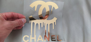 CHANEL leaking Logo Iron-on Sticker (heat transfer)