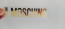 Load image into Gallery viewer, Moschino Logo Iron-on Sticker (heat transfer)