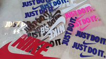 Load image into Gallery viewer, Just do it Nike Logo Iron-on Sticker (heat transfer)