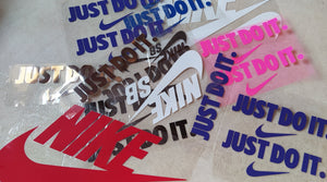 Just do it Nike Logo Iron-on Sticker (heat transfer)