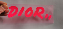 Load image into Gallery viewer, Dior x Kaws Logo Iron-on Sticker (heat transfer)