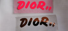 Load image into Gallery viewer, Dior x Kaws Logo Iron-on Sticker (heat transfer)