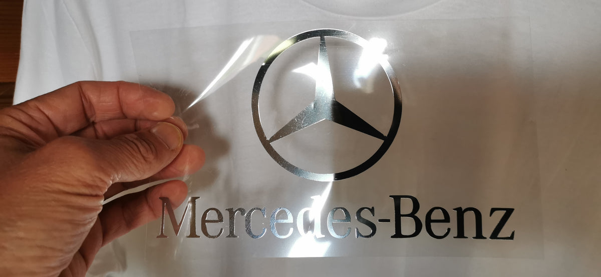 Mercedes Benz Logo Iron-on Sticker (heat transfer) – Customeazy