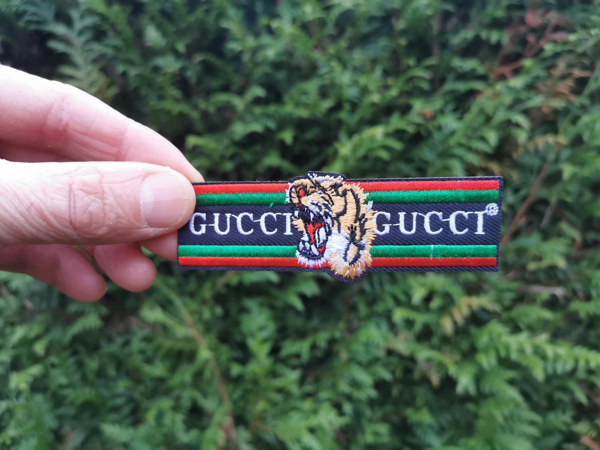Embroidered patch Gucci Logo Customeazy