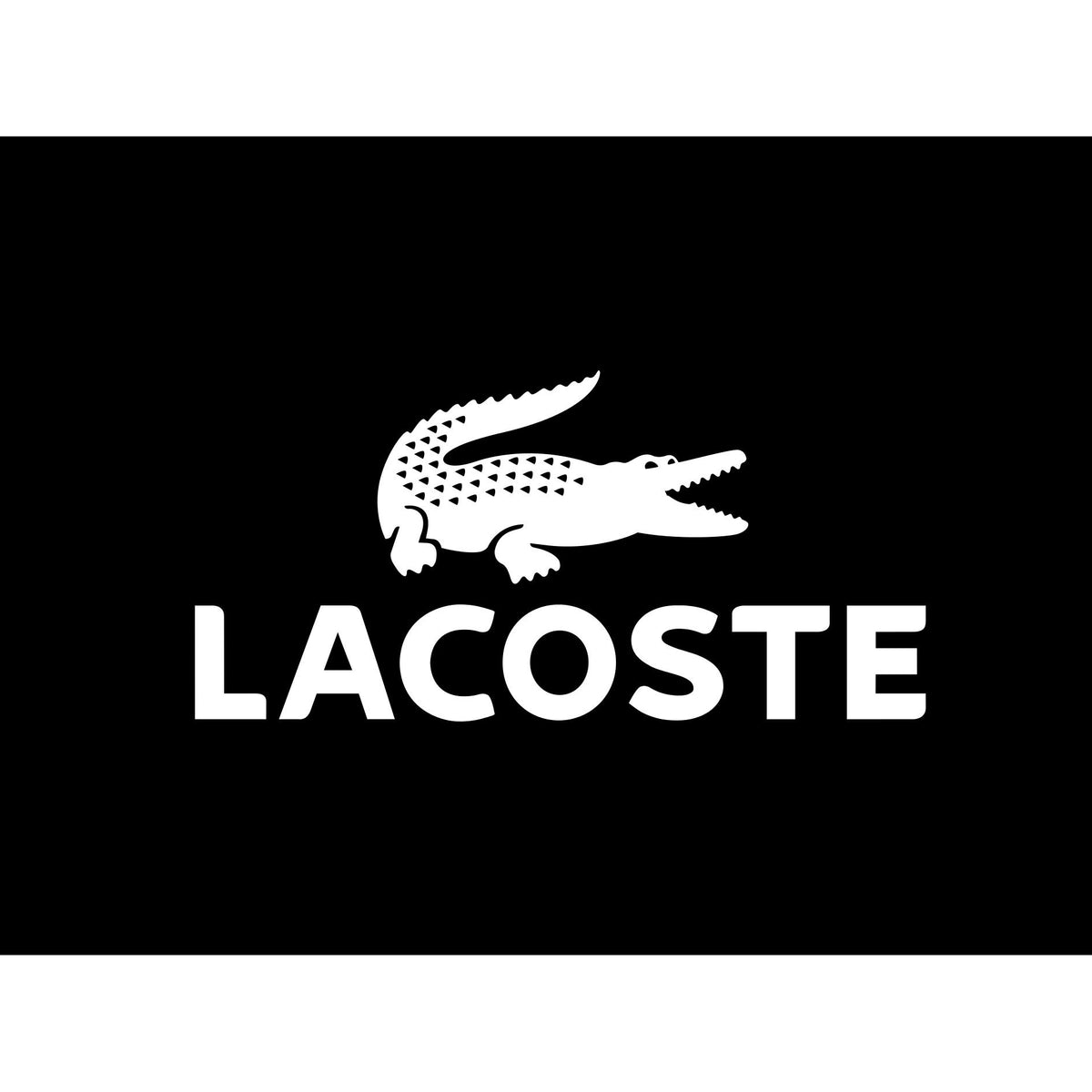 Lacoste iron on logo hotsell