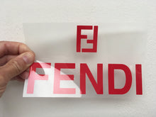 Load image into Gallery viewer, Fendi Logo Iron-on Sticker (heat transfer)