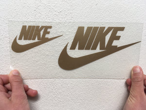 Nike Logo Gold