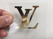Load image into Gallery viewer, LV Luis Vuitton Logo Iron-on Decal (heat transfer)