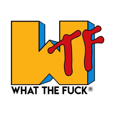 MTV x WTF Logo Iron-On Patch – Full-Color Print