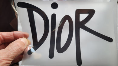 Dior Logo Iron-on Sticker (heat transfer)