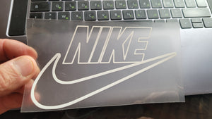 Nike contour outline Logo Iron-on Sticker (heat transfer)