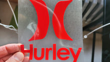 Load image into Gallery viewer, Hurley logo sticker iron on