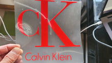 Load image into Gallery viewer, Calvin Klein Logo Iron-on Sticker (heat transfer)