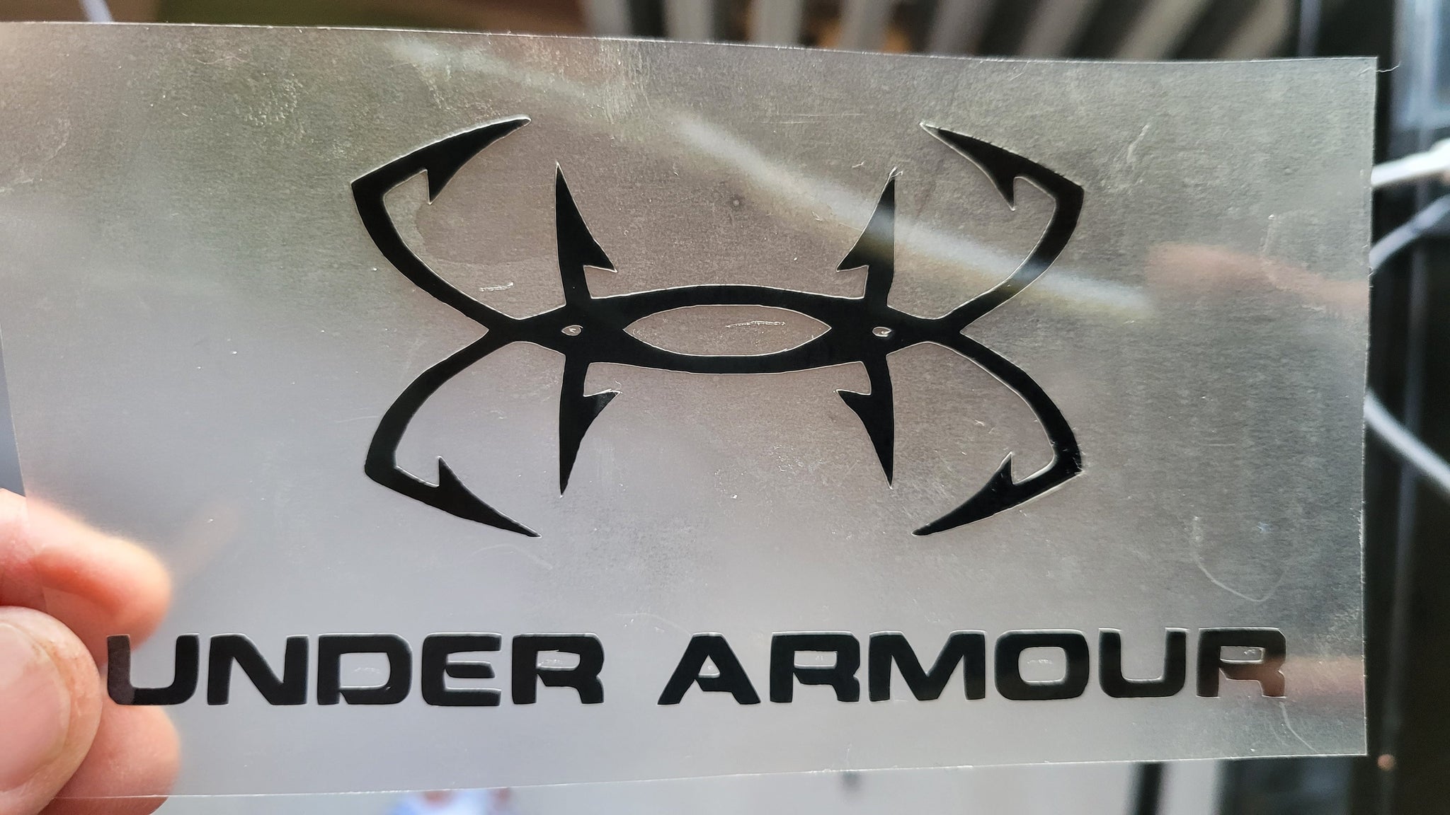 Under Armour Designer Logo Iron-on Sticker (heat transfer
