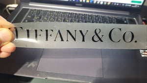 Tiffany Logo Iron-on Sticker (heat transfer)