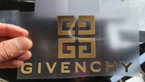Givenchy Logo Iron-on Sticker (heat transfer)