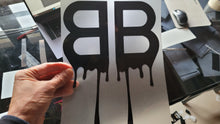 Load image into Gallery viewer, Balenciaga dripping logo Iron-on Decal (heat transfer)