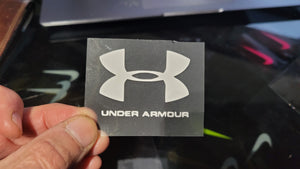 Under Armour Logo Iron-on Sticker (heat transfer) white