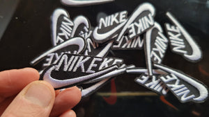 Free: NIKE SWOOSH Logo Mini Size Patch Embroidered Iron/Sew On