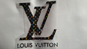 LV Louis Vuitton Symbol Big Color Logo