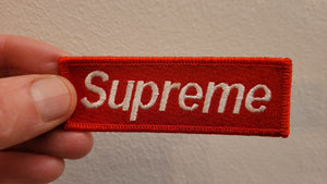 Embroidered patch Supreme Logo