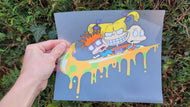 Nike Swoosh Ice cream Big Color Logo