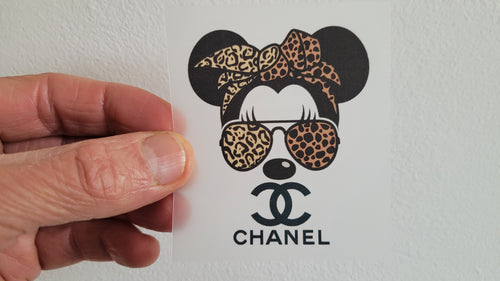 Small Full-Color Chanel Logo Transfer