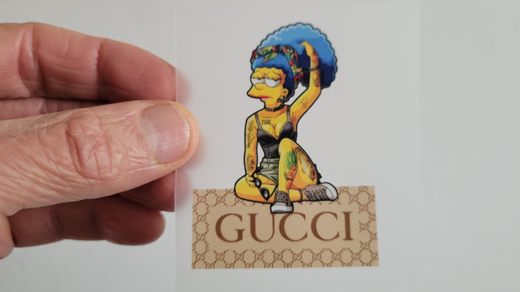 Small Full-Color Gucci Logo Transfer