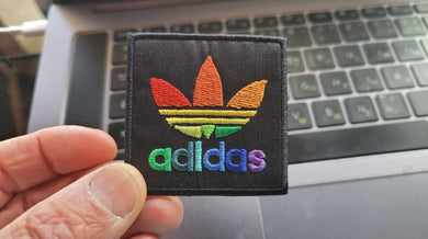 Adidas Rainbow Embroidered patch Logo