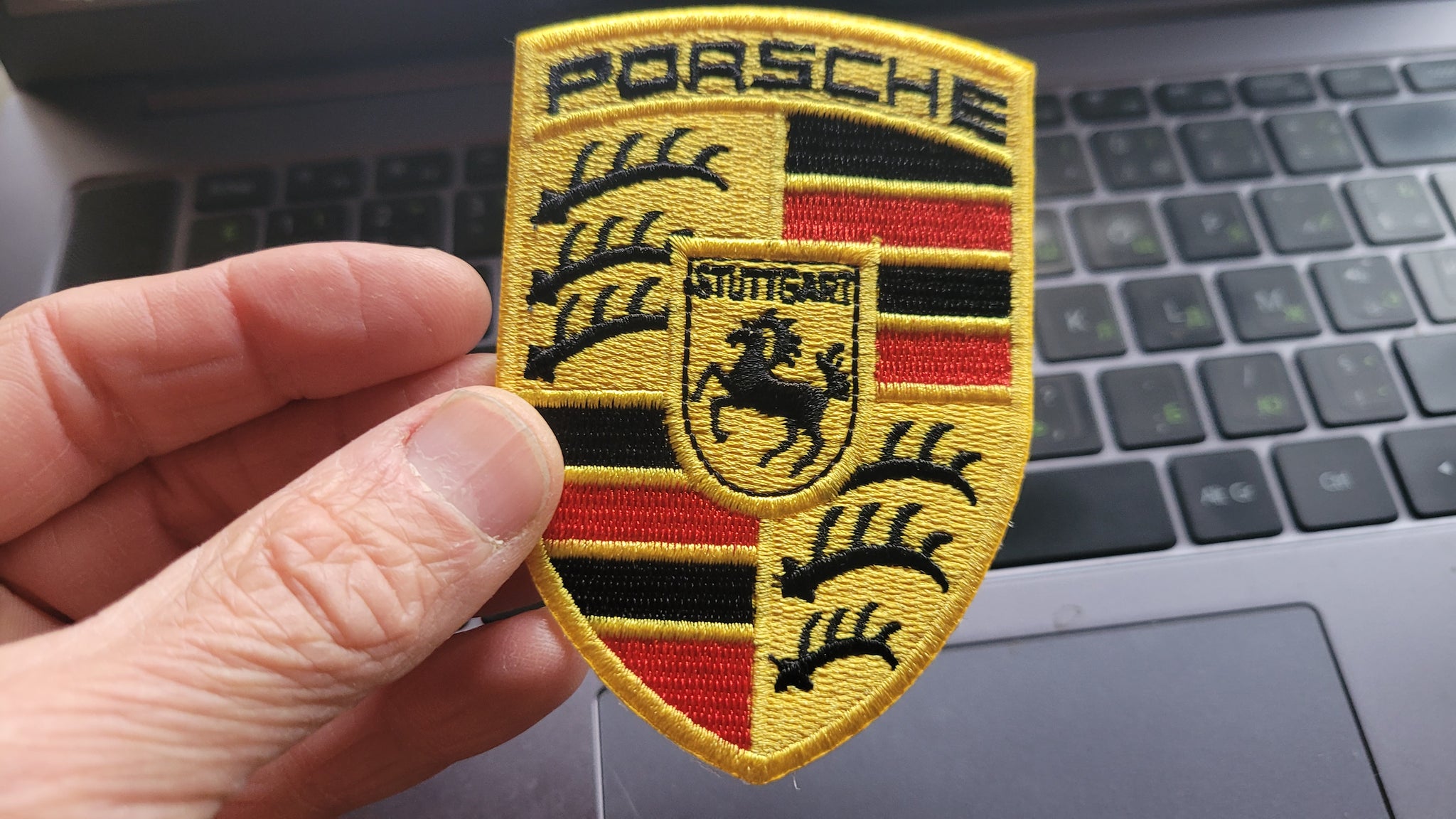 Porsche Embroidered patch Logo – Customeazy
