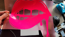 Load image into Gallery viewer, Lips Logo Dripping Sticker Iron-on