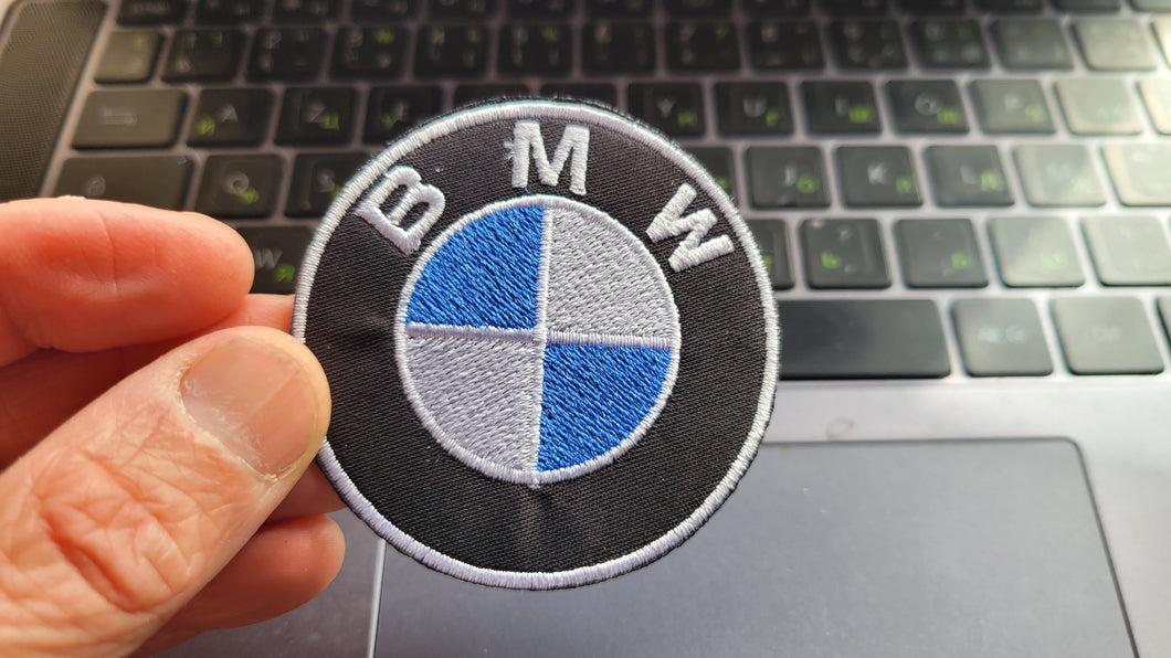 BMW Embroidered patch Logo (heat patch)