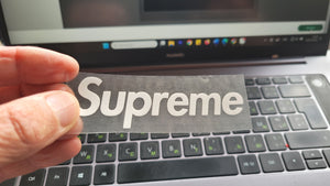 Supreme Logo Iron-on Sticker (heat transfer) (Copie)