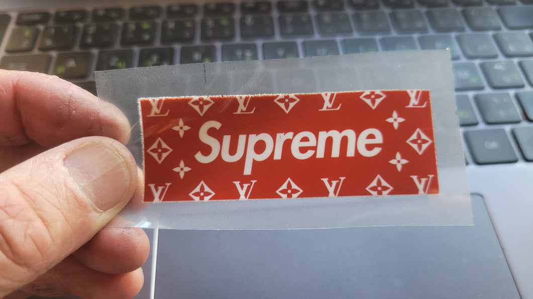 Supreme x LV Small Color Logo 