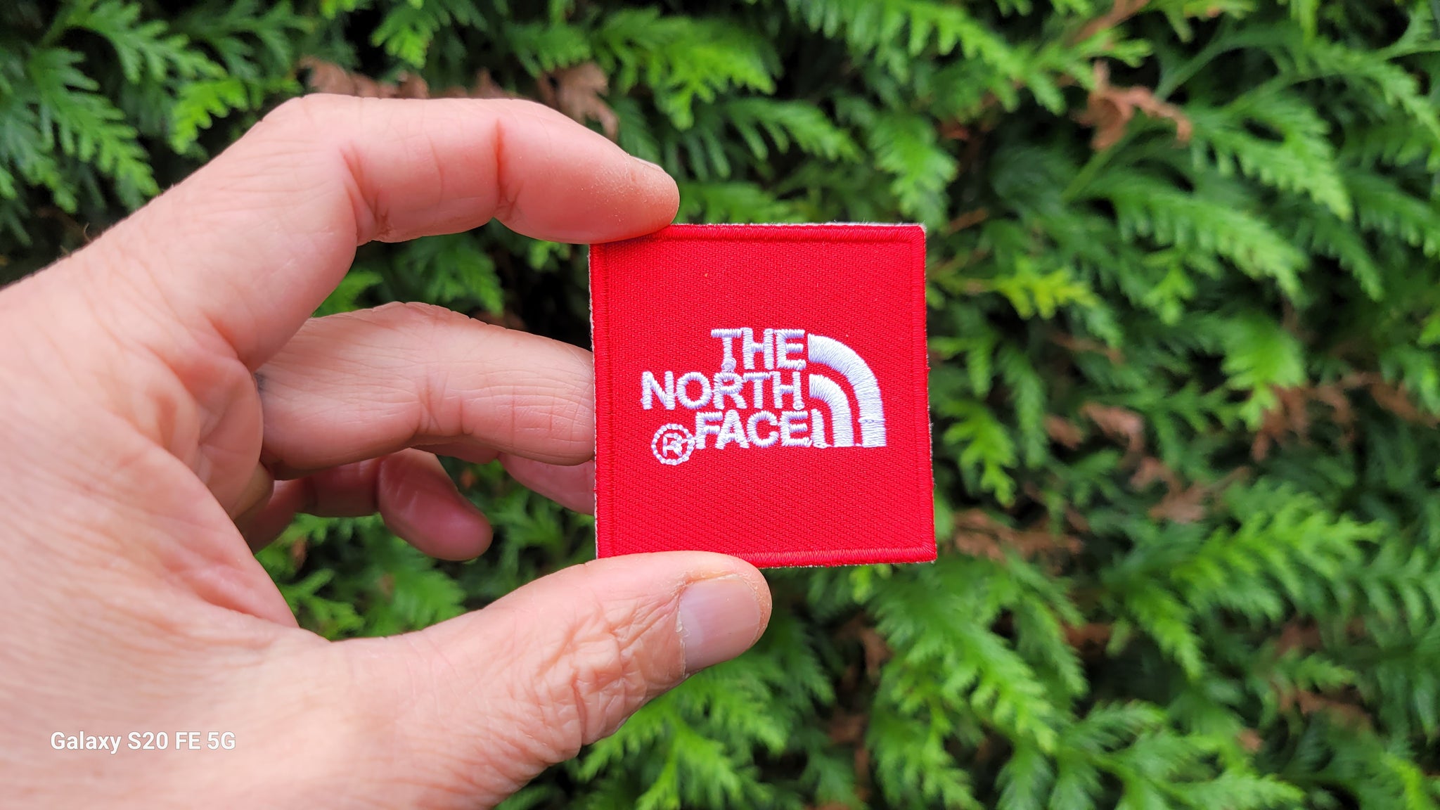 Embroidered patch North Face Logo (heat transfer) – Customeazy
