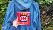 Load image into Gallery viewer, Gucci Embroidered patch Logo (heat applying)