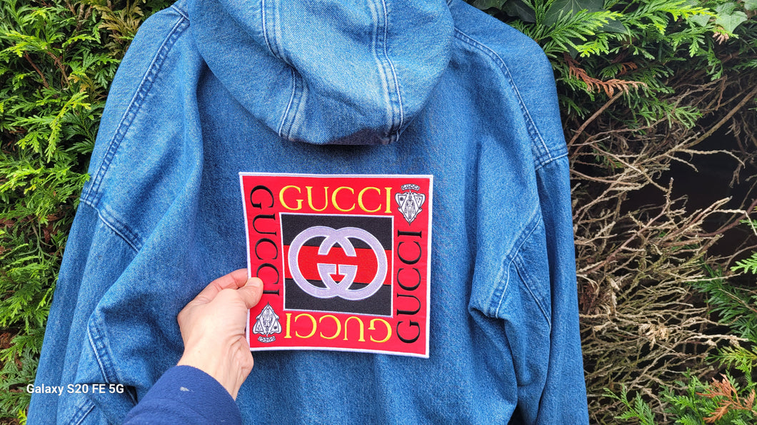 Gucci Embroidered patch Logo (heat applying)